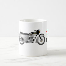 Klassisk Triumph T100A motorcykel mugg