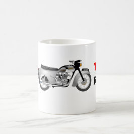 Klassisk Triumph T100A motorcykel mugg