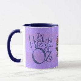Klassisk Trollkarlen av Oz Royalty Crest Blå Mugg