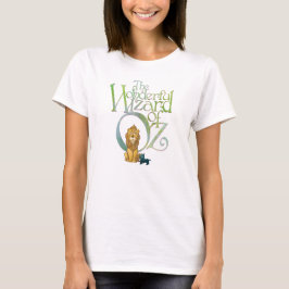 Klassisk Trollkarlen från Oz - Fegis Lejon & Toto T Shirt
