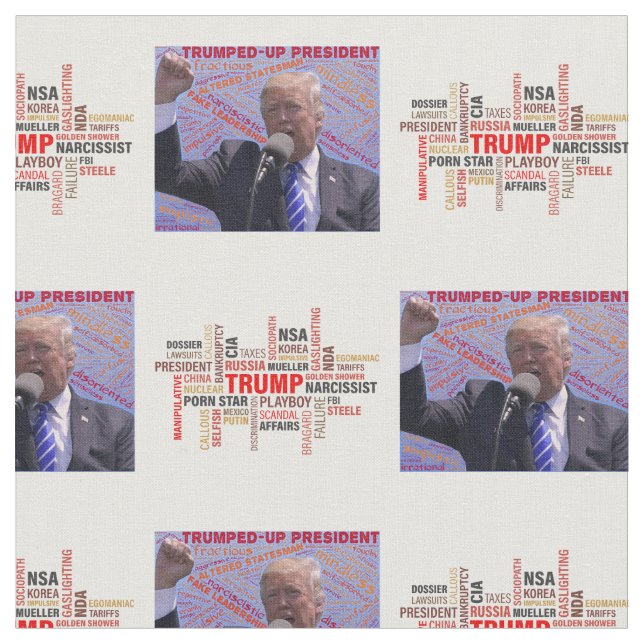 Klassisk trump 2024 tyg (Närbild)