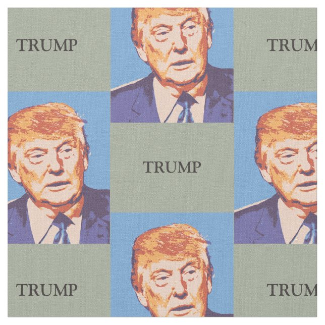 Klassisk trump 2024 tyg (Närbild)