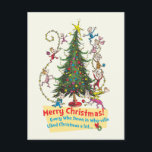 Klassisk tum | God jul! Helg Vykort<br><div class="desc">Helgdagarna kommer inte att vara klara utan Grinch! HUR GRINCH STOLE CHRISTMAS är en klassisk berättelse om en stad som heter WHO-ville och hur julstämningen kan smälta till och med de kallaste hjärtan.</div>