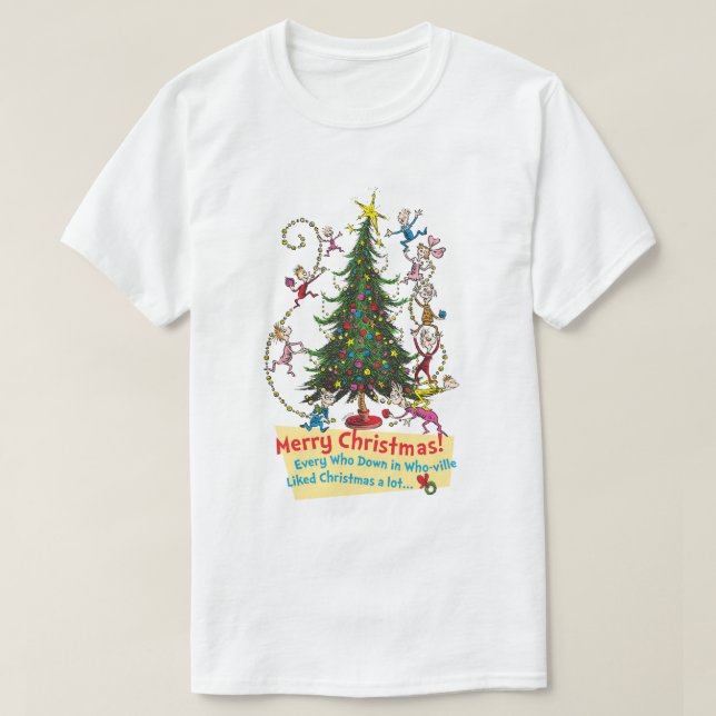 Klassisk tum | God jul! Tee Shirt (Design framsida)