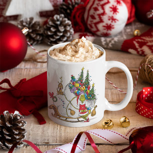 Klassisk tum Grinch & Max Runaway Slei Kaffemugg