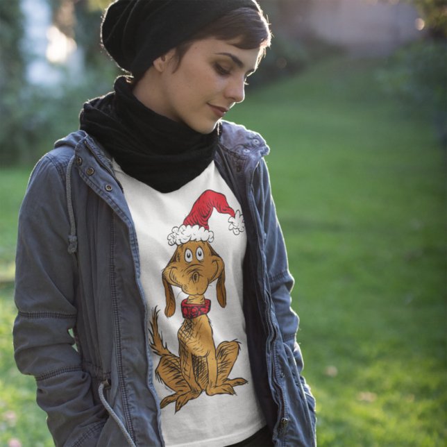 Klassisk tum | Max - Santa Hat T-shirt (Skapare uppladdad)