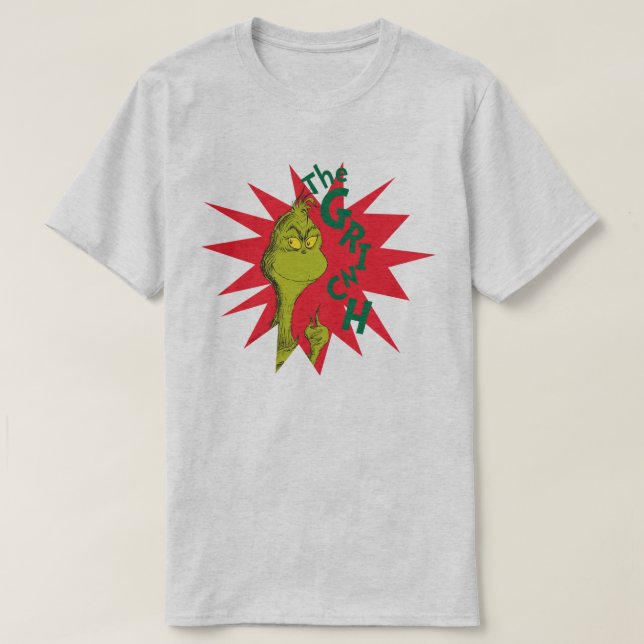 Klassisk tum | Red Starburst T-shirt (Design framsida)