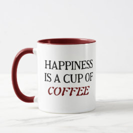 Klassisk tvåtons kaffemugg
