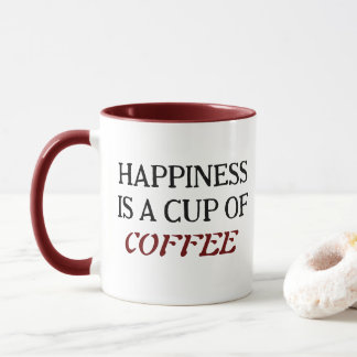 Klassisk tvåtons kaffemugg
