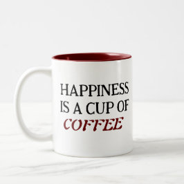 Klassisk tvåtonskaffe Mugg