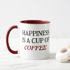 Klassisk tvåtonskaffe Mugg