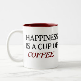 Klassisk tvåtonskaffe Mugg