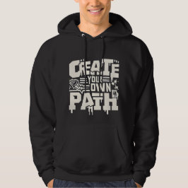 Klassisk typografi hoodie