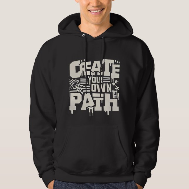 Klassisk typografi hoodie (Framsida)