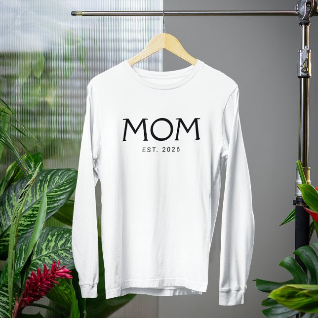 Klassisk typografi Mamma Etablerat År T Shirt (Skapare uppladdad)