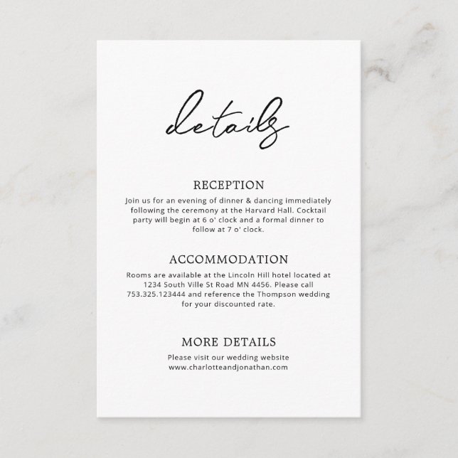 Klassisk typografi tilläggskort (Framsida)