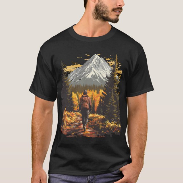 Klassisk undersökning av spår och natur T-Shirt (Framsida)