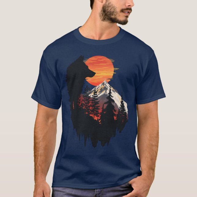Klassisk undersökning av spår och natur t shirt (Framsida)