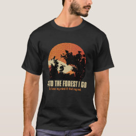 Klassisk undersökning av spår och natur t shirt