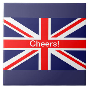 Klassisk Union Jack Kakelplatta