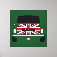 Klassisk ursprunglig Union Jack Austin Mini Cooper