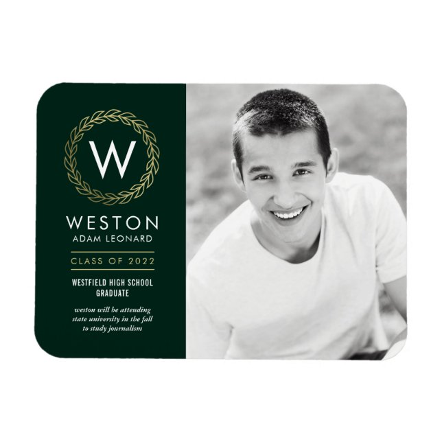 Klassisk utandningseDITABEL FÄRG Studenten Magnet (Horisontell)