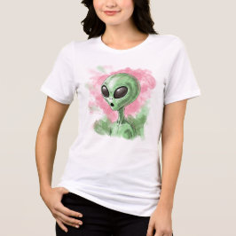 Klassisk utomjording illustration t shirt