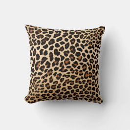 Klassisk utskrift av liten leopard kudde