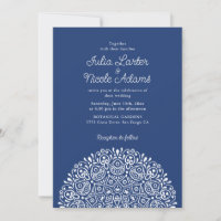 Klassisk utsmyckad Art Deco-stil Mandala-hälsning