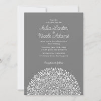 Klassisk utsmyckad Art Deco-stil Mandala-hälsning