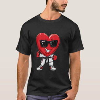 Klassisk Valentinsdag Svart Karate Taekwondo Judo T Shirt