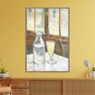 Klassisk Van Gogh Paris Café Absinthe Konst Canvastryck