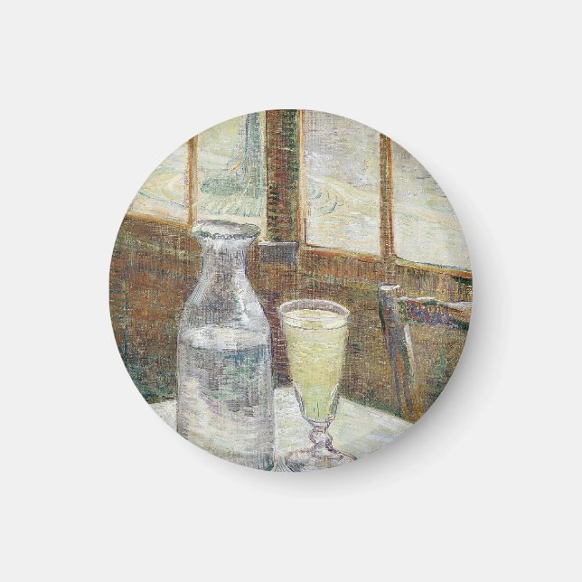 Klassisk Van Gogh Paris Café Absinthe Konst Magnet (Framsidan)