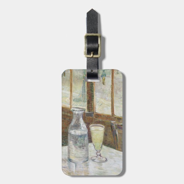 Klassisk Van Gogh Paris Kafé Absint Konst Bagagebricka (Vertikal Framsida)
