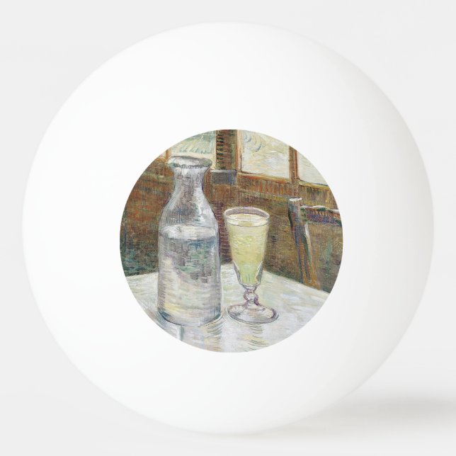 Klassisk Van Gogh Paris Kafé Absint Konst Pingisboll (Framsidan)