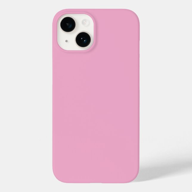 Klassisk vanlig Rosa Phone Case/iphone case 14 (Baksida)