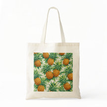 Klassisk Väska Med Ananas Mönster
