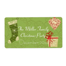 Klassisk Vattenflaska - etiketter