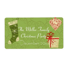 Klassisk Vattenflaska - etiketter Fraktsedel