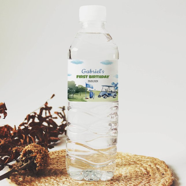 Klassisk Vattenflaska för Golf-Födelsedagsfest Vattenflaskor Etikett (Skapare uppladdad)