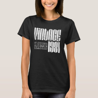 Klassisk Vintage 1981 T Shirt