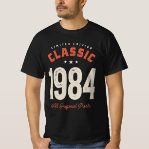 Klassisk Vintage 1984 - 40:e födelsedagen T Shirt