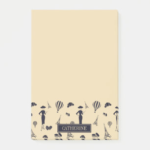 Klassisk Vintage 50:s Mode Post-it® Notes Post-it Block