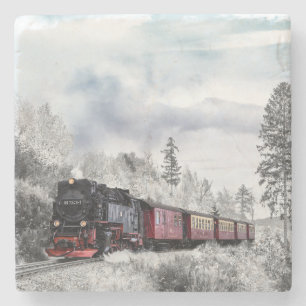 Klassisk Vintage, ångmotor Tåg 997243-1 Stenunderlägg