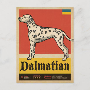 Klassisk Vintage Dalformation Vykort