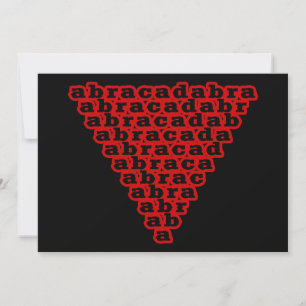 Klassisk Vintage-Etsning Abracadabra Konst