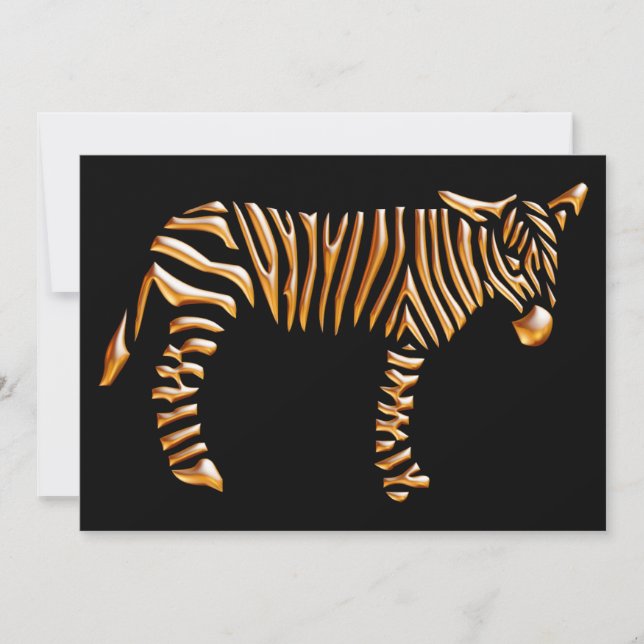Klassisk Vintage-Etsning Zebraförteckning (Framsida)