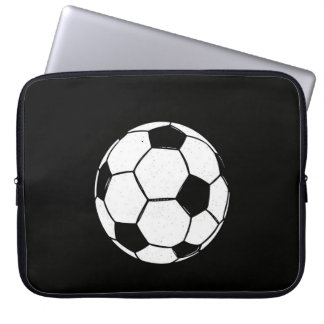 Klassisk Vintage Fotboll Distressed Sports Illu Laptop Fodral