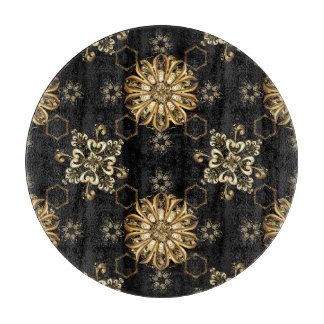 Klassisk Vintage: Golden Oriental Seamless.