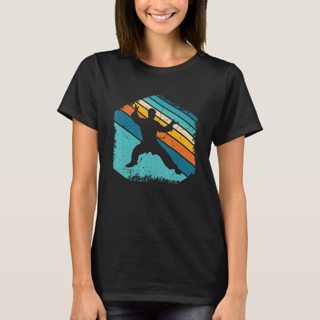 Klassisk Vintage Karate  Karate T Shirt (Framsida)